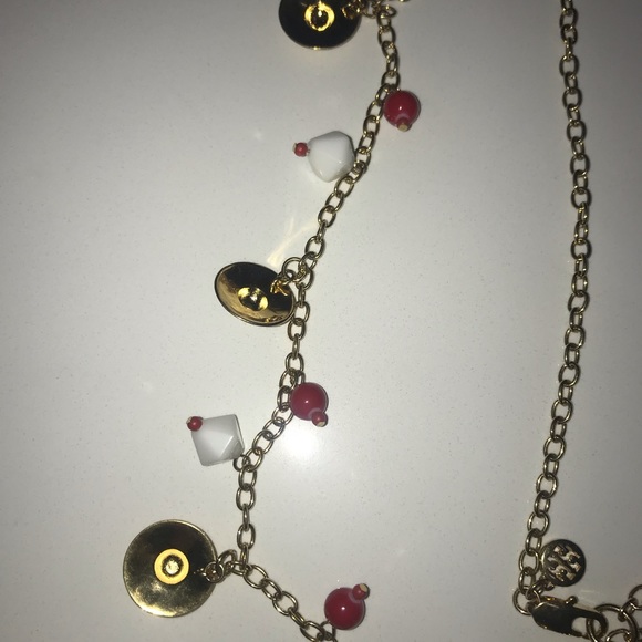 Tory Burch Straw Hat Statement Necklace - Picture 5 of 6